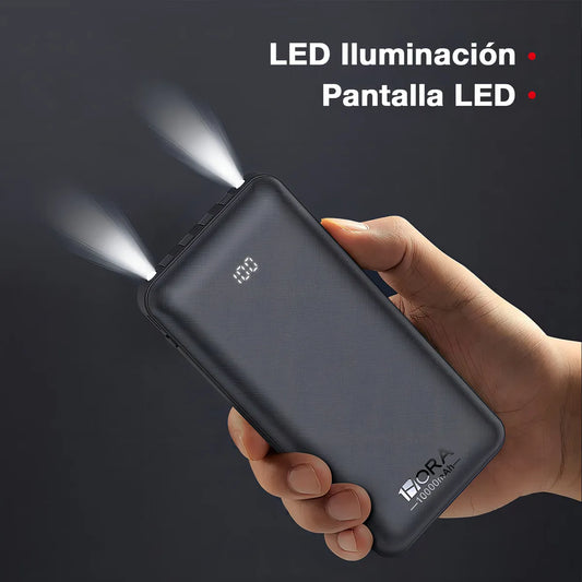 Cargador portatil con cable 10000mah